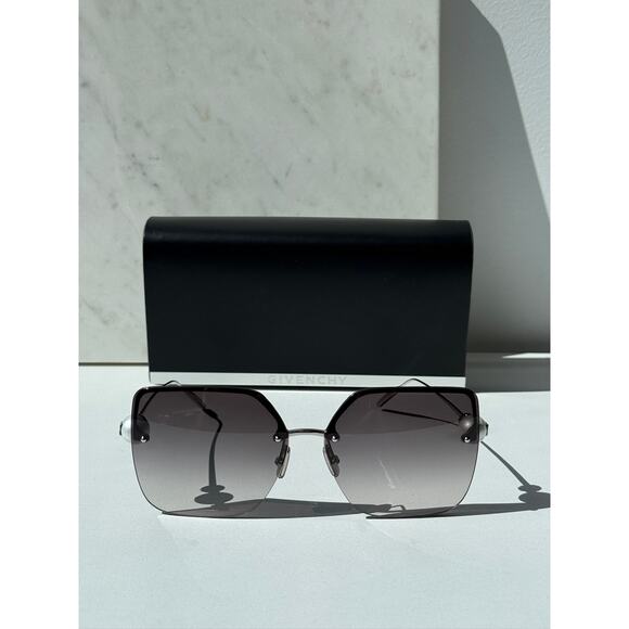 NEW Givenchy GV40110U Pearl Crystal Silver Sunglasses main image 7